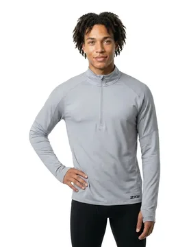 Felpa Con Mezza Zip Aero Weather M - 2XU - FashionsVida