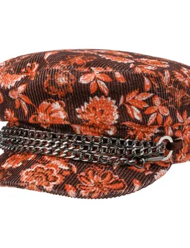 Flower Corduroy Fisherman´s Cap by Alfonso DEste - brown - Damen - Size: One Size - Alfonso D´Este - FashionsVida