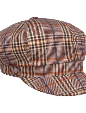 Tarragona Newsboy Cap by - brown - Damen - Size: One Size - Lierys - FashionsVida