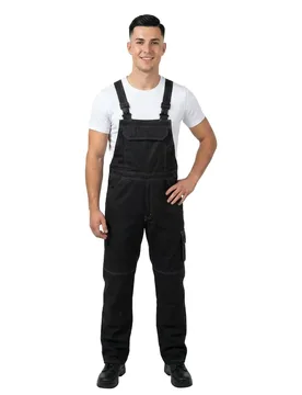 Combinaison Avec Poches Pour Genouillères Industry 12362 Black 56 - MASCOT - FashionsVida