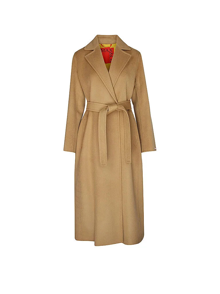 Wollmantel MCOLONGRUND camel 42 Damen - MAX & CO - FashionsVida