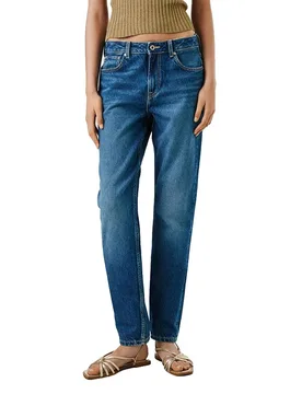 Jeans Taille Haute Violet Tapered Denim 4A3 28 - Pepe jeans - FashionsVida