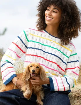 Womens Hermitage 100% Organic Cotton Knit Jumper - - Size: XS - Kite Clothing - FashionsVida