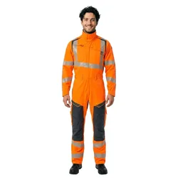 Combinaison Avec Poches Pour Genouillères Accelerate Safe 19519 Hi-Vis Orange / Dark Navy 3XL