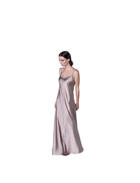 Vestiti casual donna d.exterior - new satin wash abito spall. catena - beige - Dexterior - FashionsVida