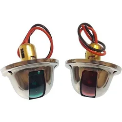 Vertical Mounting Navigation Light 2 Units Black / Green One Size unisex