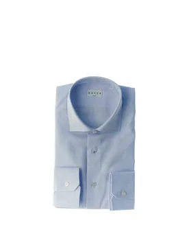XACUS Camicia in cotone AZZURRO 39 - Xacus - FashionsVida