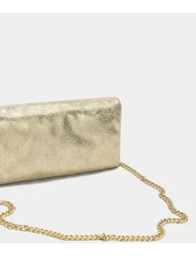 Bolso de fiesta convertible a bandolera efecto metalizado con cierre de cremallera - Parfois - FashionsVida
