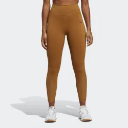 Womens Tailored Hiit Training 7/8 Leggings - Bronze Polyamide - Size 2xs