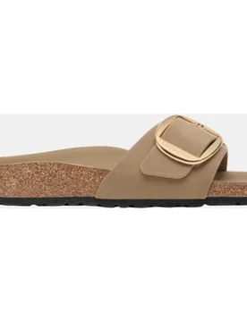 Sandalia de mujer con hebilla grande en piel - Birkenstock - FashionsVida