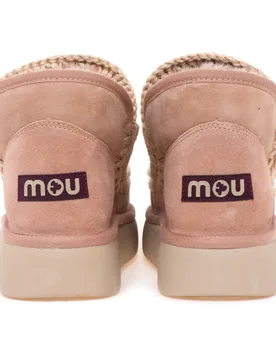 Eskimo Bounce Stivaletti Donna Carne in Montone con Platform - Mou - FashionsVida