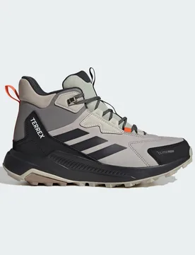 Scarpe da hiking Terrex Anylander Leather Mid Climaproof 41 1/3 Grey Two / Carbon / Core Black - Adidas - FashionsVida