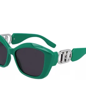 Unisex KL6102S-300 Sunglasses in Green - Green - Size: One Size - Karl lagerfeld - FashionsVida