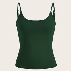 SHEIN Top de tirantes sólido XL