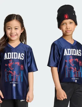 T-SHIRT MARVEL SPIDER-MAN 7-8A Dark Blue / White - Adidas - FashionsVida