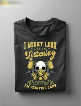 Auto Body Painter-"I'm Spray Painting Cars" Design-100% cotton summer O-neck short sleeve casual printed men's T-shirt - Aliexpress - FashionsVida
