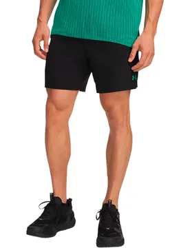 Short Vanish Woven 2.0 6´´ Black / Geode Green M - Under armour - FashionsVida