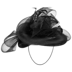 Sinamay Crynol Fascinator by - black - Damen - Size: One Size