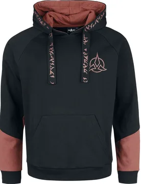 Kapuzenpullover - Klingon Empire - S bis XXL - für Männer - Größe S - schwarz - EMP exklusives Merchandise! - Männer - male - Star Trek - FashionsVida