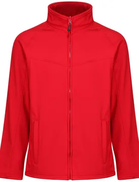 Uproar Mens Softshell Wind Resistant Fleece Jacket - Red - Size X-Large - Regatta - FashionsVida