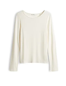 T-shirt manches longues SMALLO crème 36 - Opus - FashionsVida