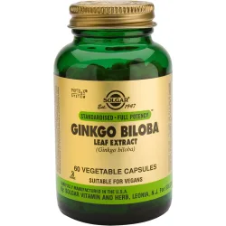 Cápsulas vegetales Gingko Biloba