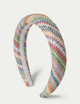 Multicoloured Raffia Aliceband Multi Female - M&S - FashionsVida