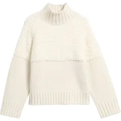 Jersey de mujer rothley de cuello alto con lana