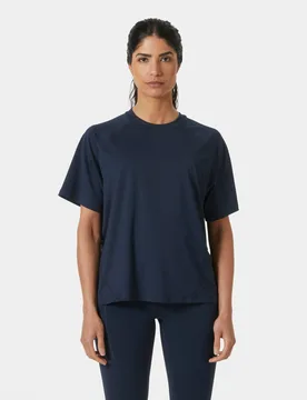 Women's Ocean T-Shirt Navy L - Navy Blue - Female - Helly Hansen - FashionsVida