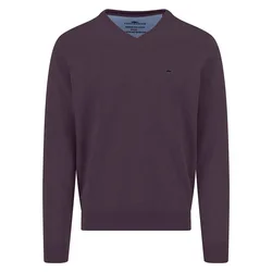 Maglione Con Scollo A V 1613211 Aubergine XL