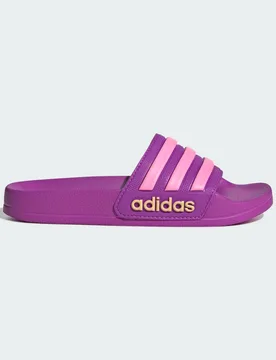 CIABATTE ADILETTE PER LA DOCCIA 33 Purple Burst / Bliss Pink / Semi Ice Tangerine - Adidas - FashionsVida