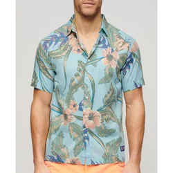 Camicia A Maniche Corte Hawaiian Eden Hawaiian Blue S