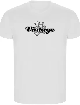 Maglietta A Maniche Corte Vintage Eco White - Kruskis - FashionsVida