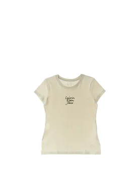 T-shirt girocollo AVORIO 8 - Calvin Klein - FashionsVida