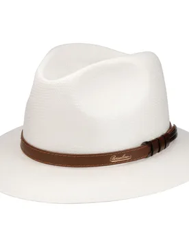 Country Extra Fine Panama Hat by - nature-brown - Female - Size: 58 cm - Borsalino - FashionsVida