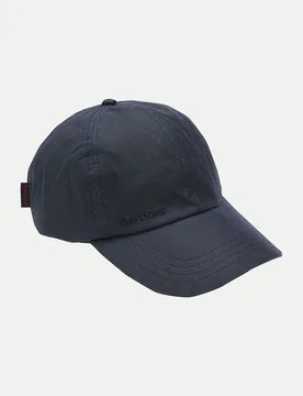 Barbour Sport Cap Wax Blau - Barbour - FashionsVida