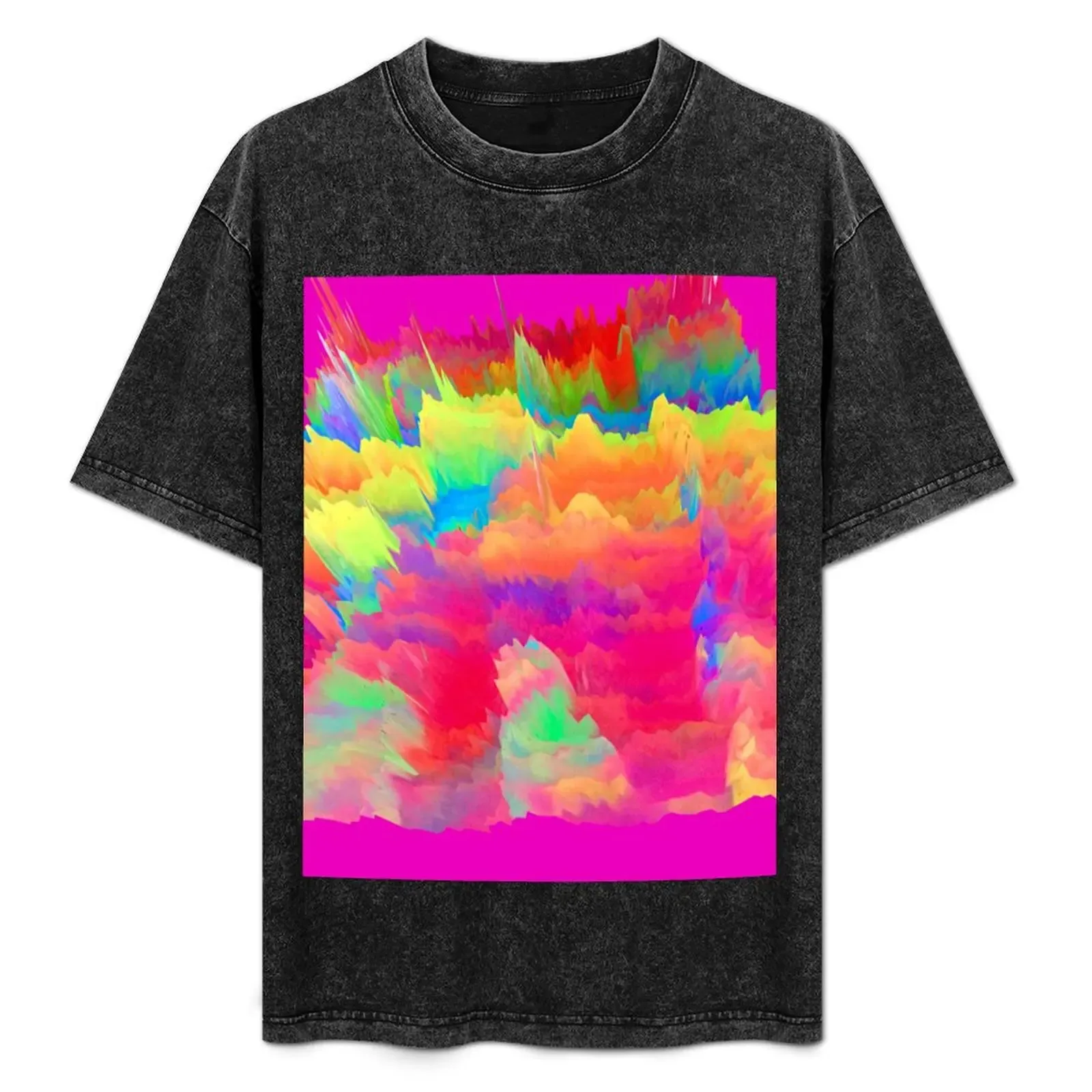 Colour explosion T-Shirt Casual Basic Short Sleeve T-Shirt - Aliexpress - FashionsVida