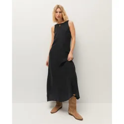 Vestido largo de mujer con tirantes