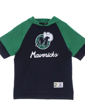 Felpa Cappuccio Manica Corta Uomo Nba Fleece Hoodie Hardwood Classics Dalmav Original Team Colors - Mitchell & Ness - FashionsVida