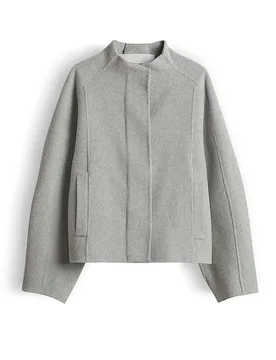 Veste en laine HATURA gris clair 34 - Opus - FashionsVida