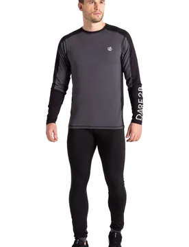 Exchange iv camiseta térmica manga larga hombre Negro (XXXL) - Dare2b - FashionsVida