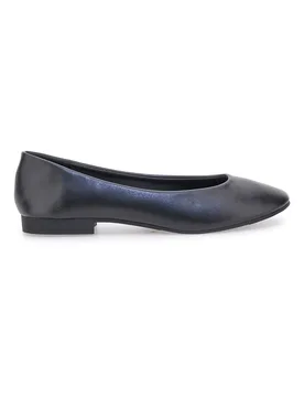 Ballerine nere basic in materie sintetiche IDEA06 39 - THE FIRST - FashionsVida