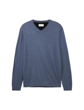 XL basic v-neck knit male - XL - FashionsVida