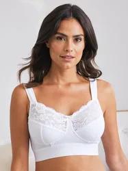 Komfort-BH Softness - Weiß - female - Size: 95F