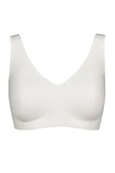 Women's Zero Feel Seamfree Bralette with Removable Pads White L - White - Size: Large