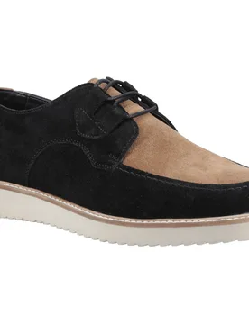 Orion Lace Mens Summer - Black Suede - Size Uk 6 - Hush puppies - FashionsVida