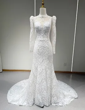 A new lace fishtail chiffon main fabric dress for people to go out - Aliexpress - FashionsVida