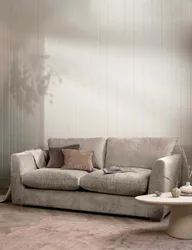 AND STONEHOUSE Palmer Textured Chenille 2 Seater Sofa Grey