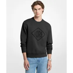 Sudadera de hombre manga larga cuello caja con logo frontal KORS