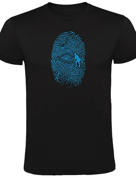 T-shirt à Manches Courtes Crossfit Fingerprint Black XL - Kruskis - FashionsVida